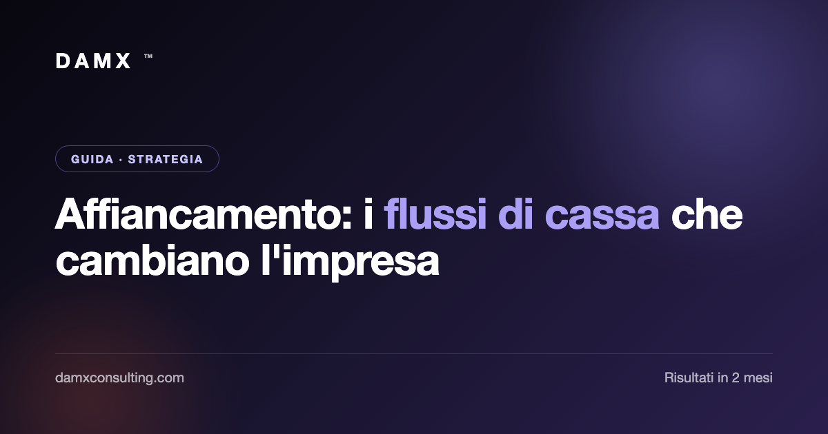 affiancamento imprese flussi cassa