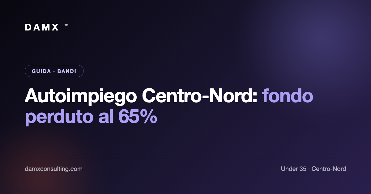 autoimpiego centro nord