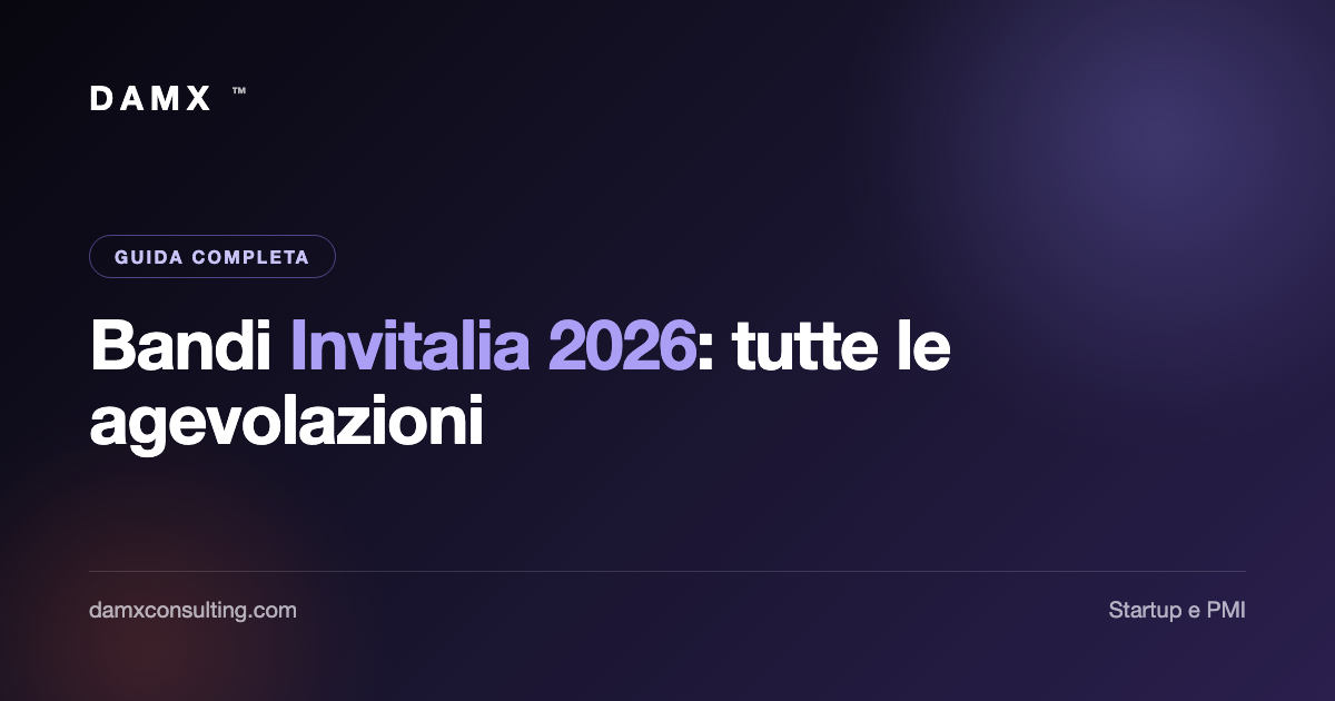 bandi invitalia 2026