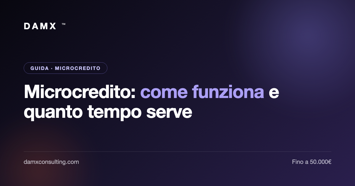 microcredito come funziona